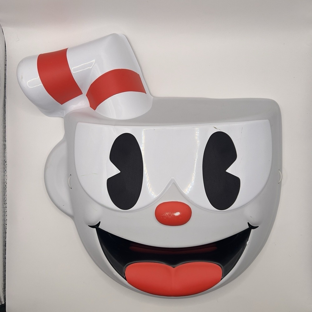 Cuphead Mugman Elope Costume Mask Adult Studio MDHR Halloween Cosplay Collect
